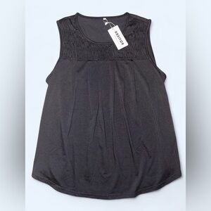HAHIYOR Black Sleeveless Blouse, NWT - Size XL